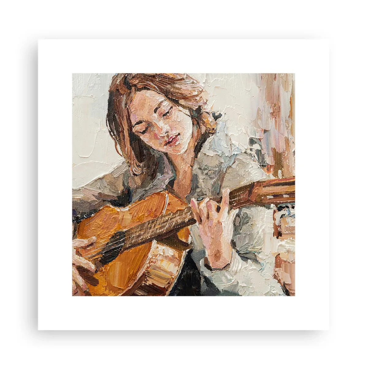 Poster - Concerto per chitarra e cuore di ragazza - 30x30 cm
