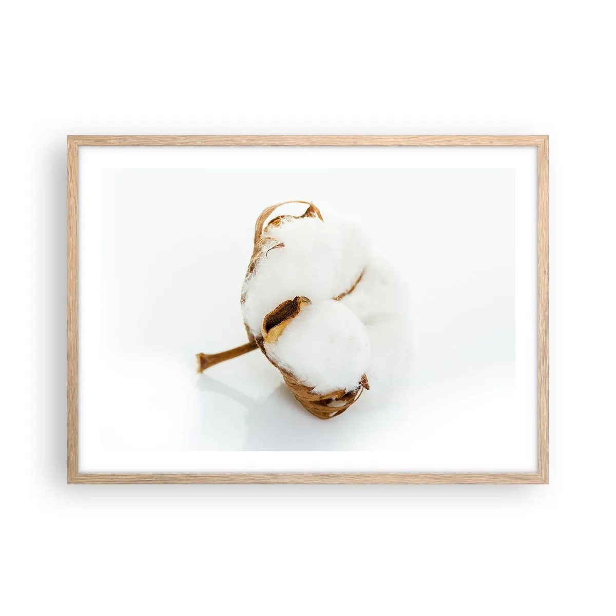 Poster in cornice rovere chiaro - Naturalmente morbido - 70x50 cm