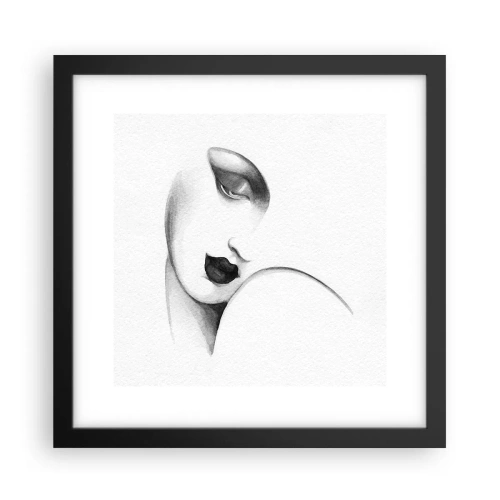 Poster in cornice nera - Nello stile di Lempicka - 30x30 cm