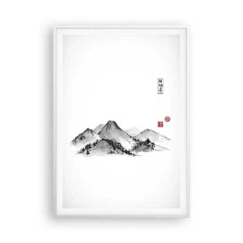 Poster in cornice bianca - Troppo lontano - 70x100 cm