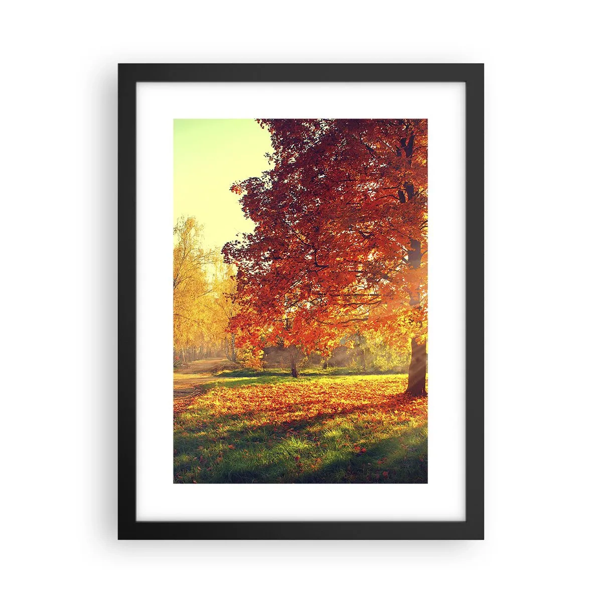 Poster in cornice nera - Rosso è bello - 30x40 cm