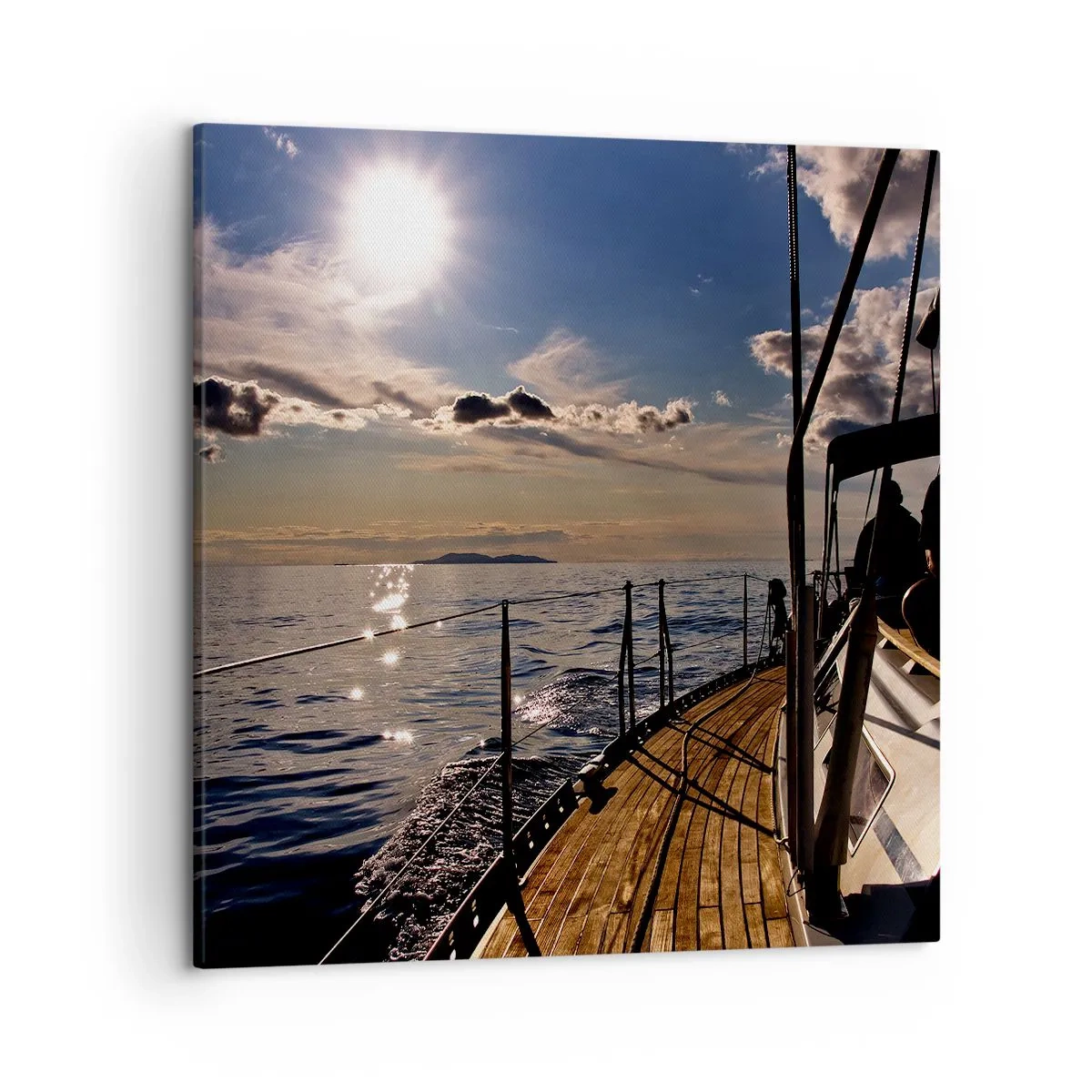 Quadro su tela - Stampe su Tela - A vele spiegate verso il sole - 50x50 cm