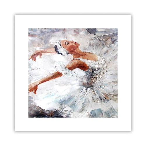 Poster - Delicata e leggera come il tulle - 30x30 cm