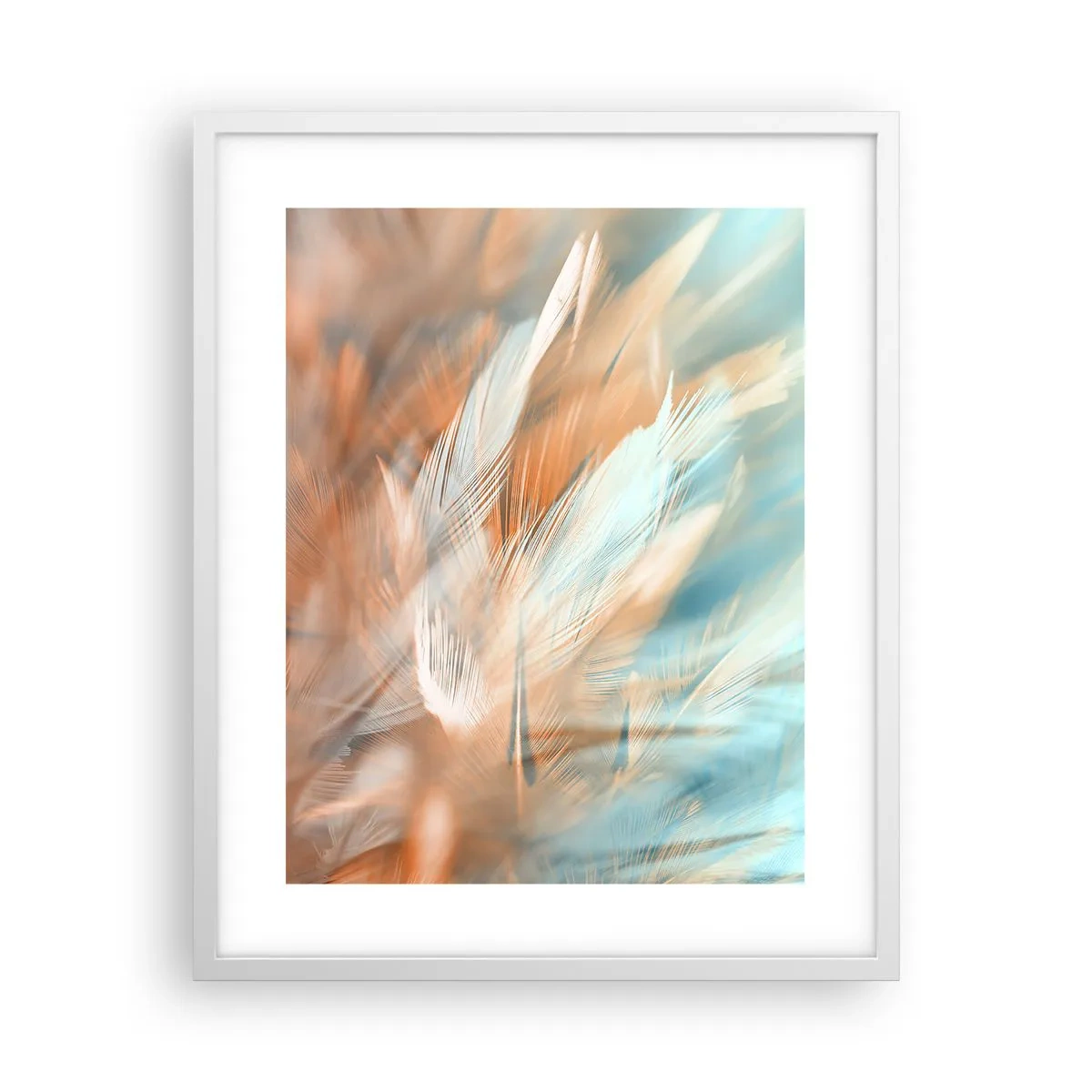 Poster in cornice bianca - Nel paese della mitezza - 40x50 cm