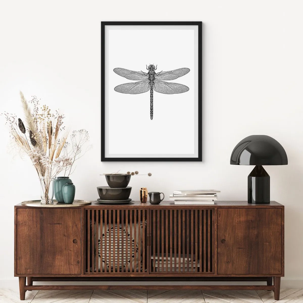 Poster in cornice nera - La precisione della natura - 30x40 cm