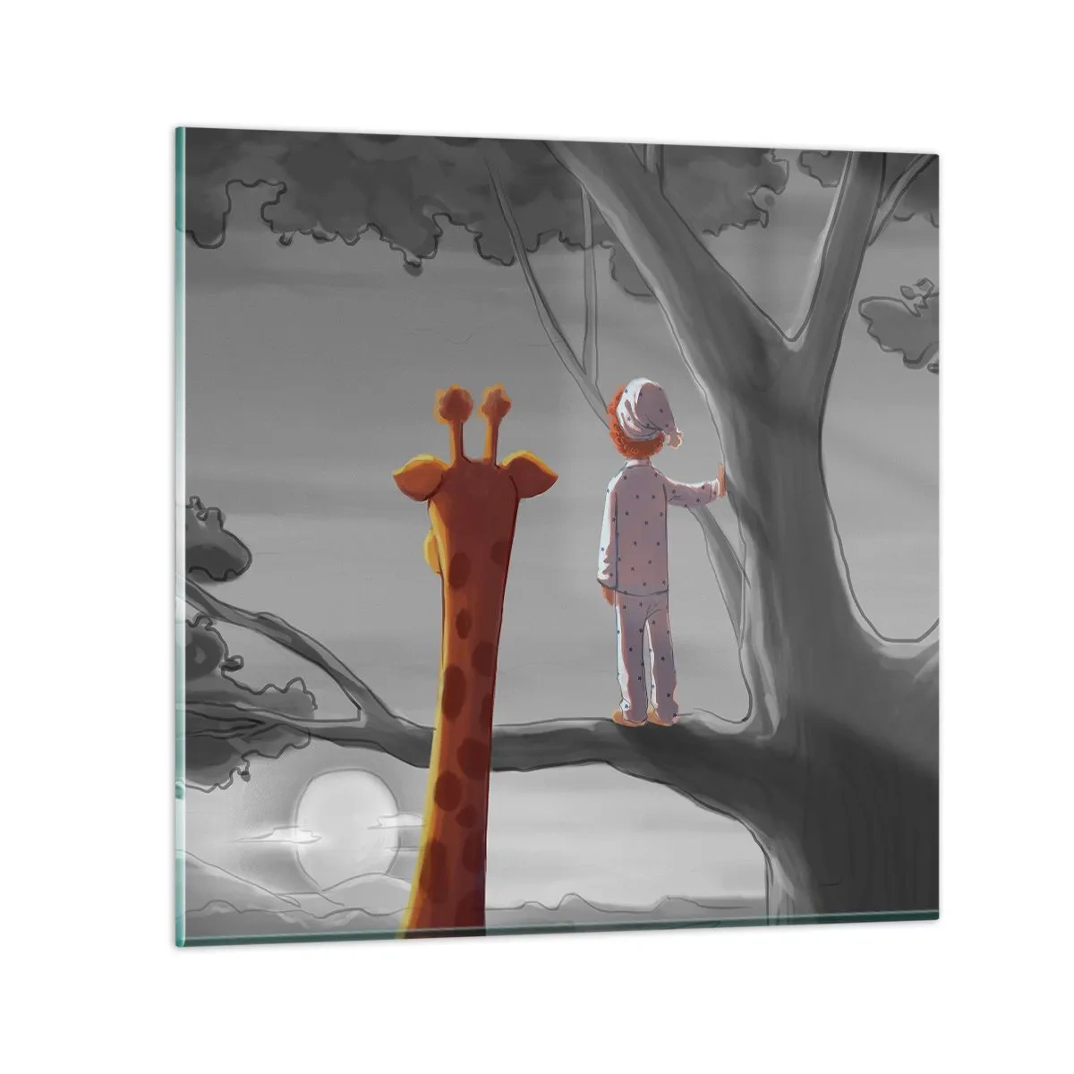 Quadro su vetro - Sta succedendo davvero - 60x60 cm