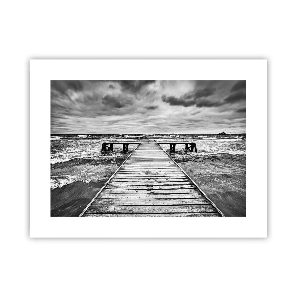 Poster - Aspetto che il vento le scacci via... - 40x30 cm