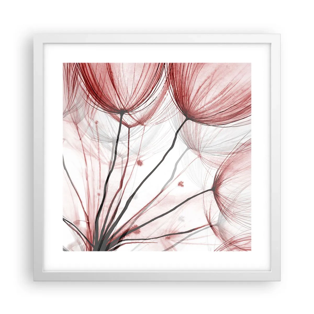 Poster in cornice bianca - Prima del decollo - 40x40 cm