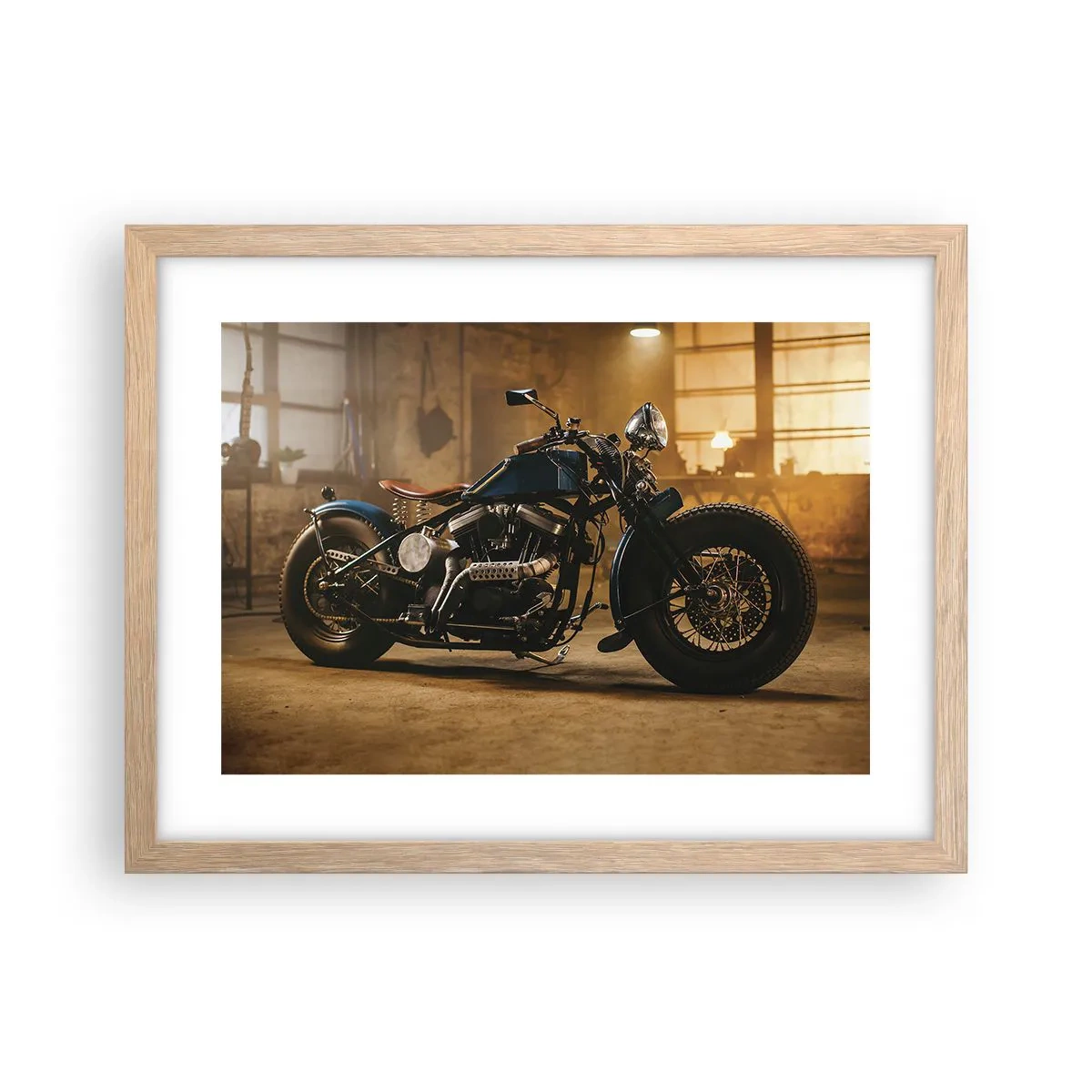 Poster in cornice rovere chiaro - Posso tutto - 40x30 cm