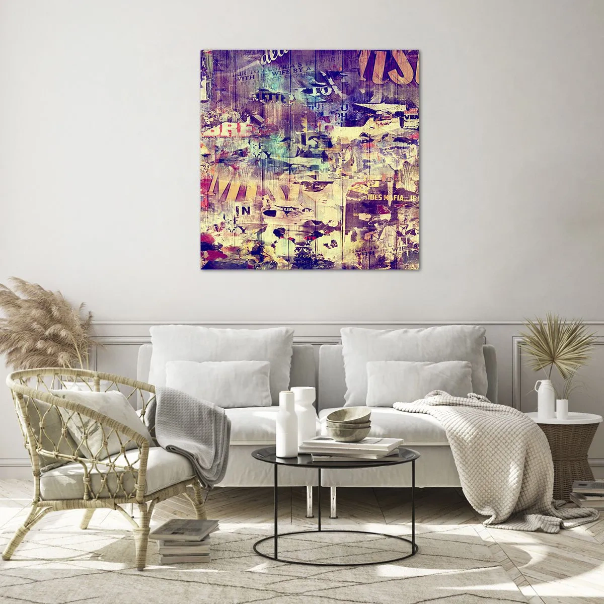 Quadro su vetro - E questo resterà - 30x30 cm