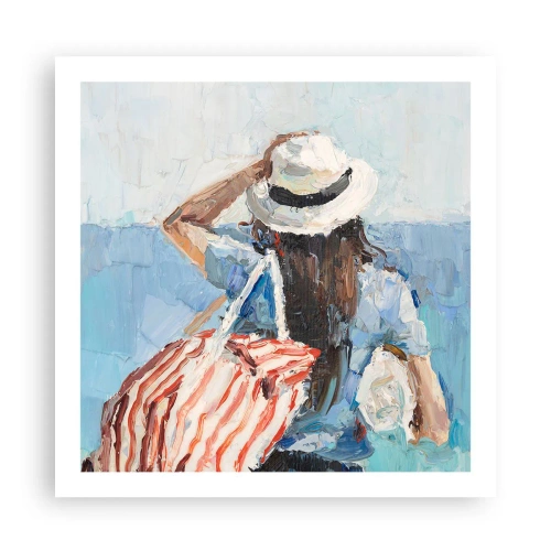 Poster - Benvenuti in vacanza - 60x60 cm