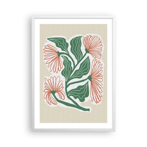 Poster in cornice bianca - Folklore e modernità - 50x70 cm