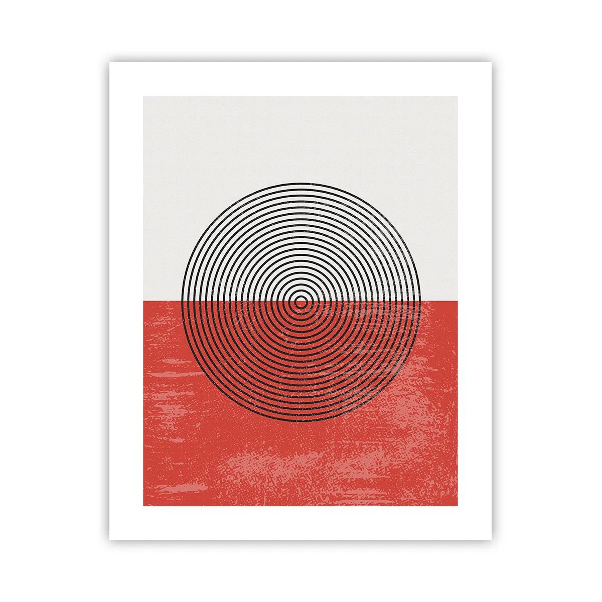 Poster - Dritto al centro - 40x50 cm