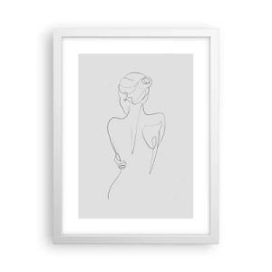 Poster in cornice bianca - La musica del corpo - 30x40 cm