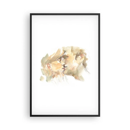 Poster in cornice nera - Sarà l'anima gemella? - 61x91 cm