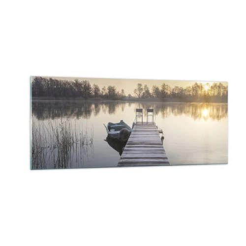 Quadro su vetro - Tornerò un giorno - 100x40 cm