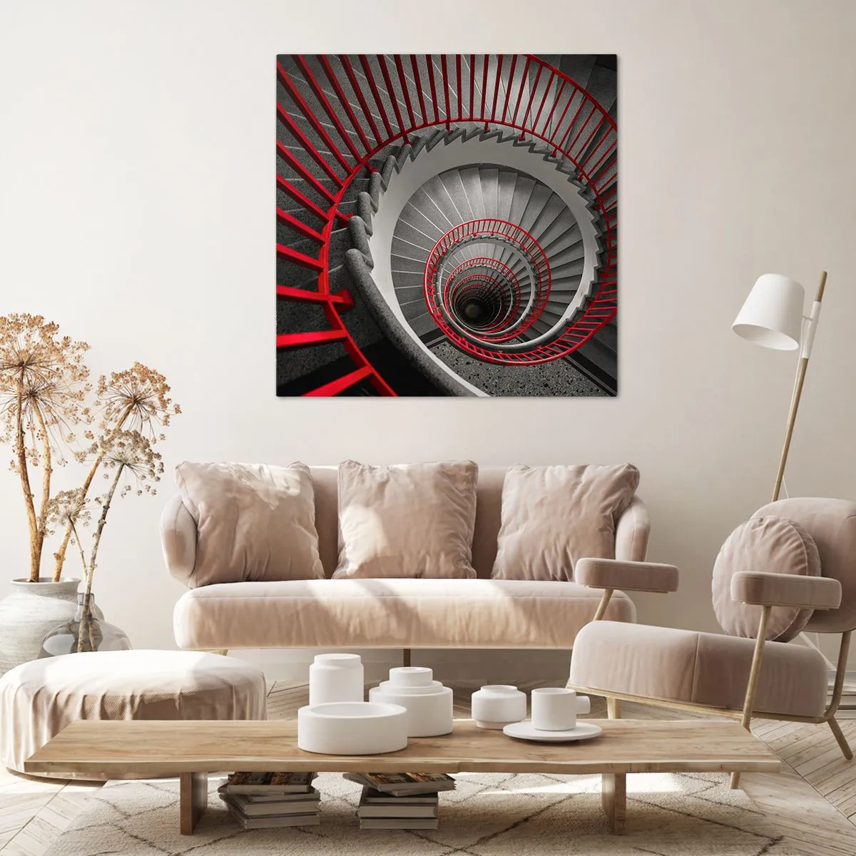 Quadro su tela - Stampe su Tela - I giochi dell'architettura - 30x30 cm