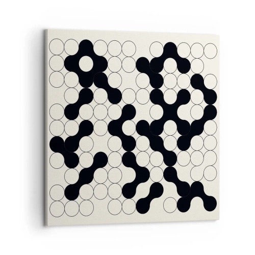 Quadro su tela - Stampe su Tela - Gioco cinese: variazione - 50x50 cm
