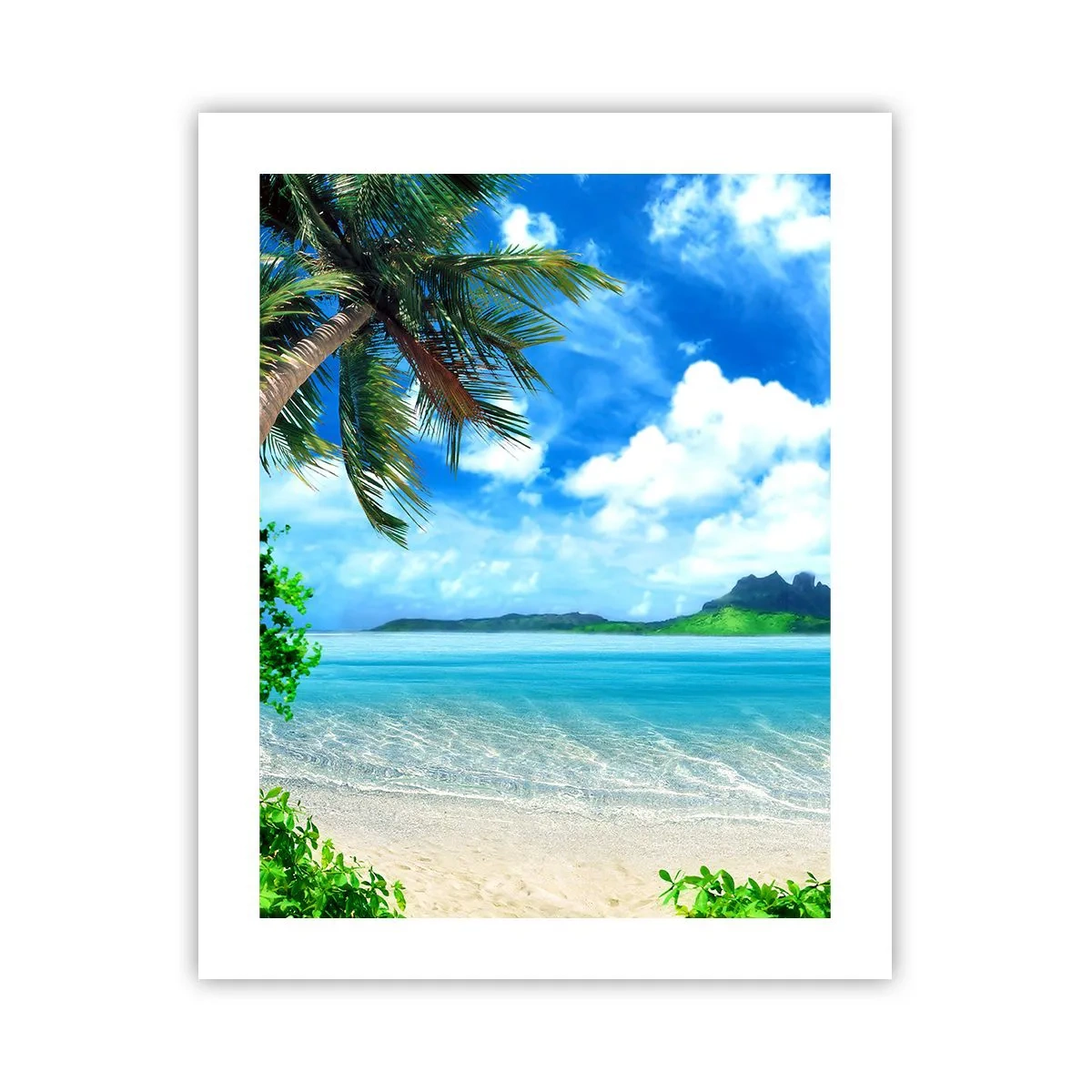 Poster - L'azzurro dei tropici - 40x50 cm