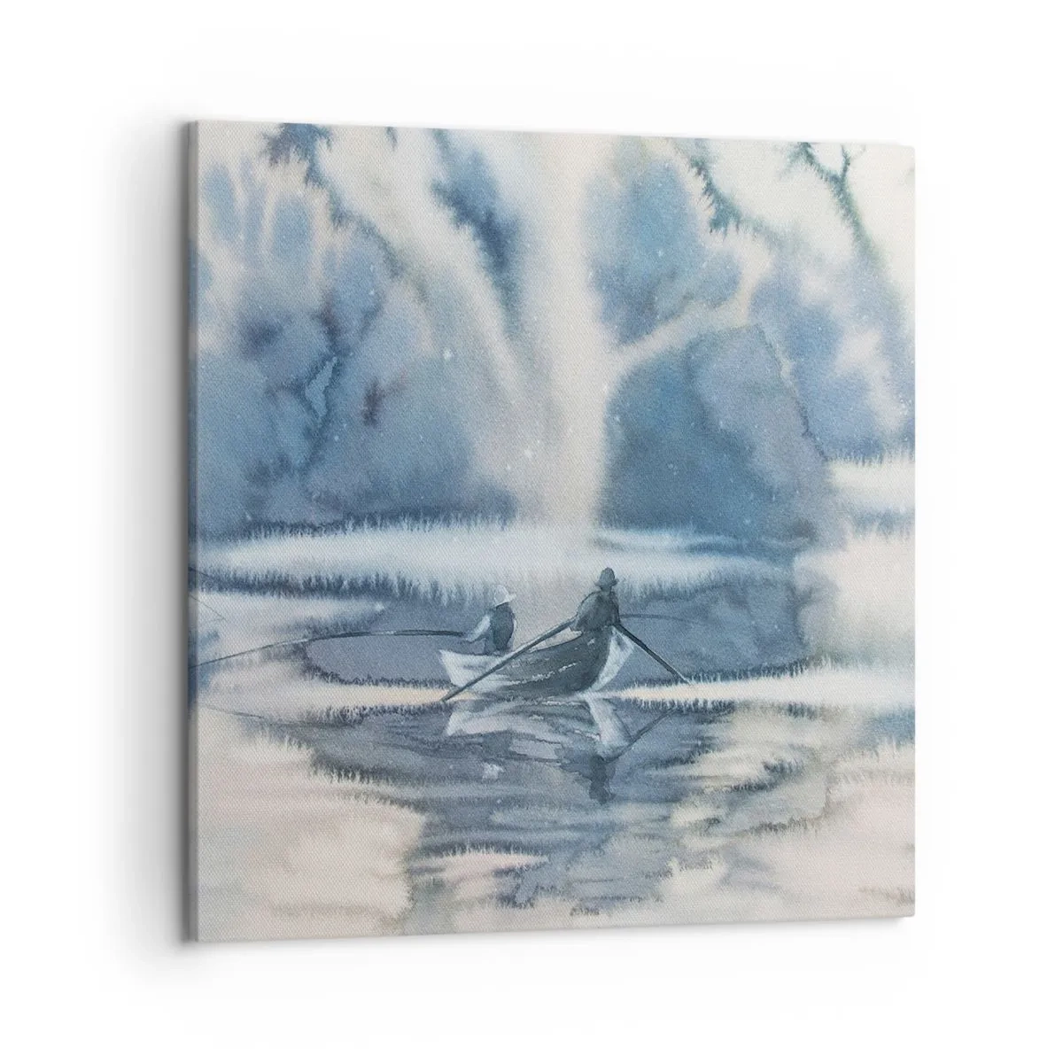 Quadro su tela - Stampe su Tela - I pescatori nel loro paradiso - 50x50 cm