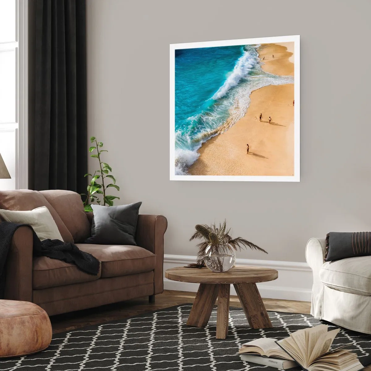 Poster - E poi il sole, la spiaggia... - 40x40 cm