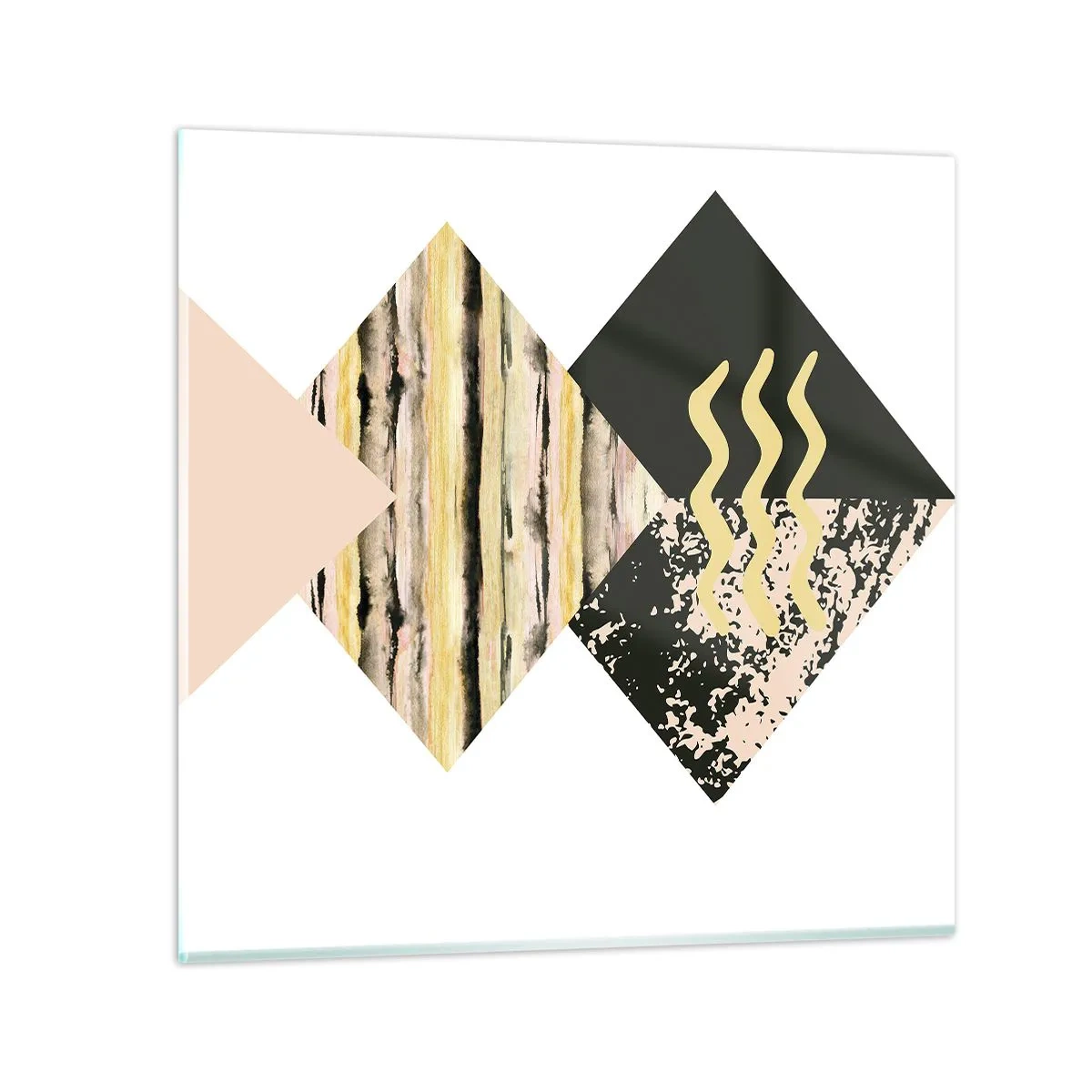 Quadro su vetro - Non è così facile - 60x60 cm