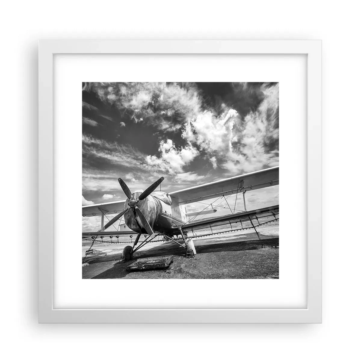 Poster in cornice bianca - Non vedo l'ora! - 30x30 cm