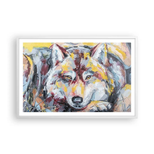 Poster in cornice bianca - Pace tra i suoi - 91x61 cm