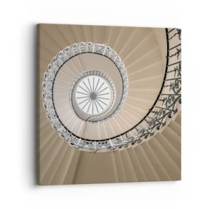 Quadro su tela - Stampe su Tela - Al centro della chiocciola - 30x30 cm