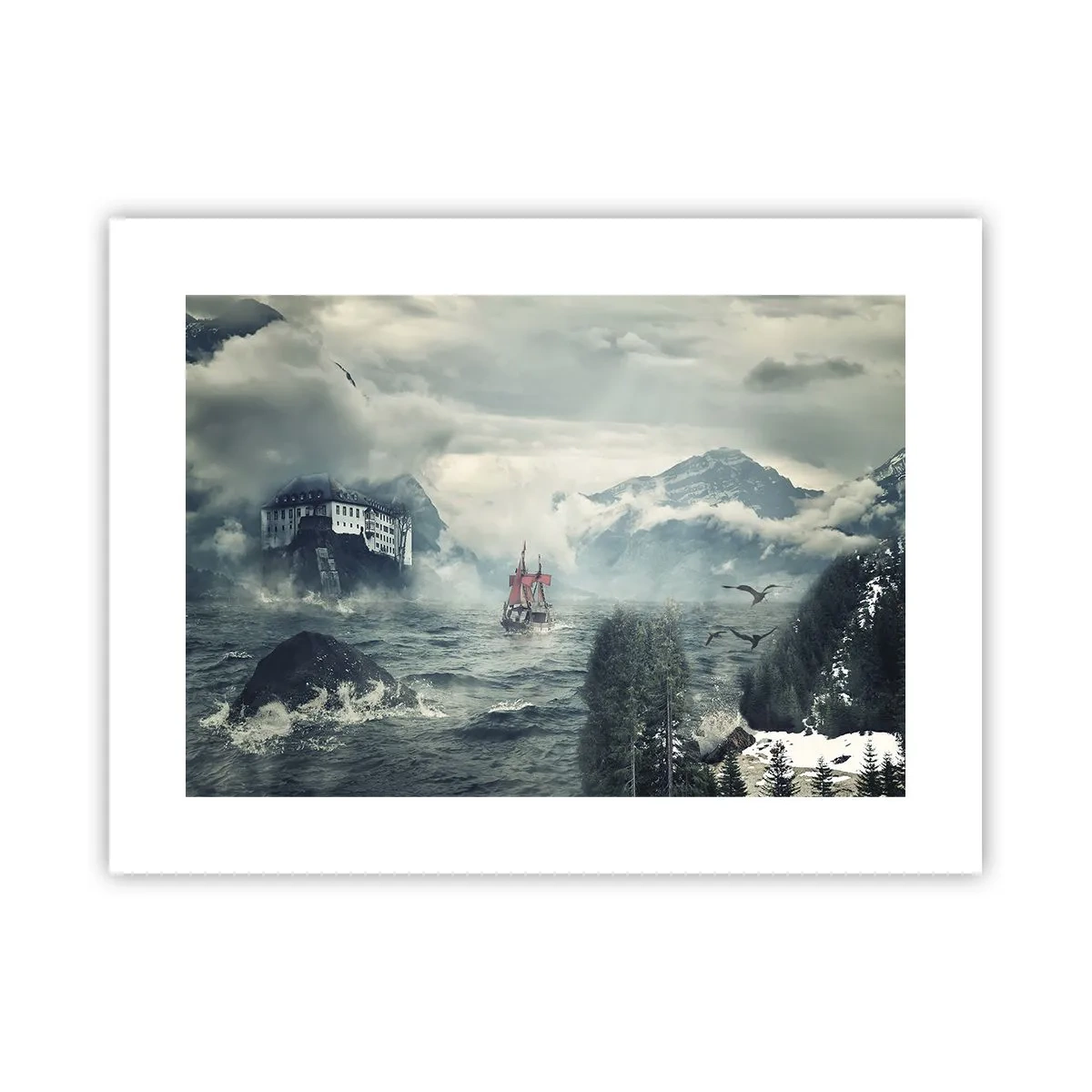 Poster - Sulle acque magiche - 40x30 cm