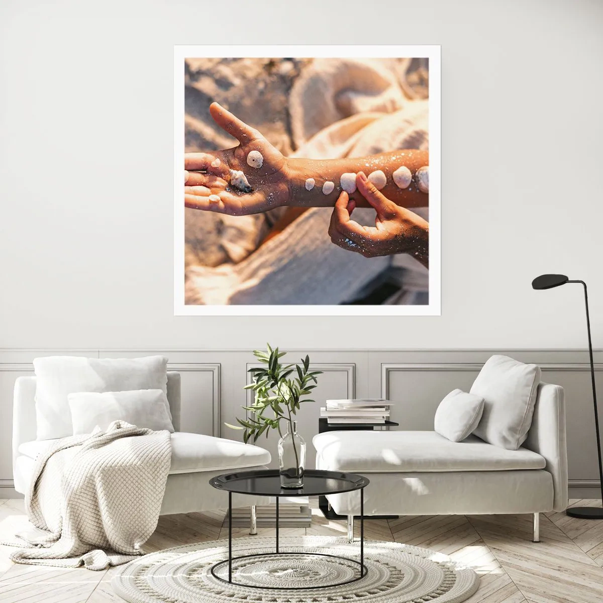 Poster - La bellezza a portata di mano - 50x50 cm