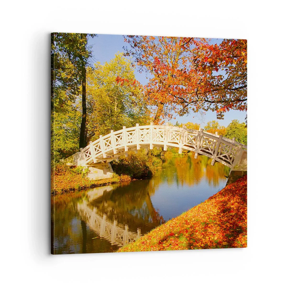 Quadro su tela - Stampe su Tela - Sul bianco ponticello dei sospiri - 60x60 cm