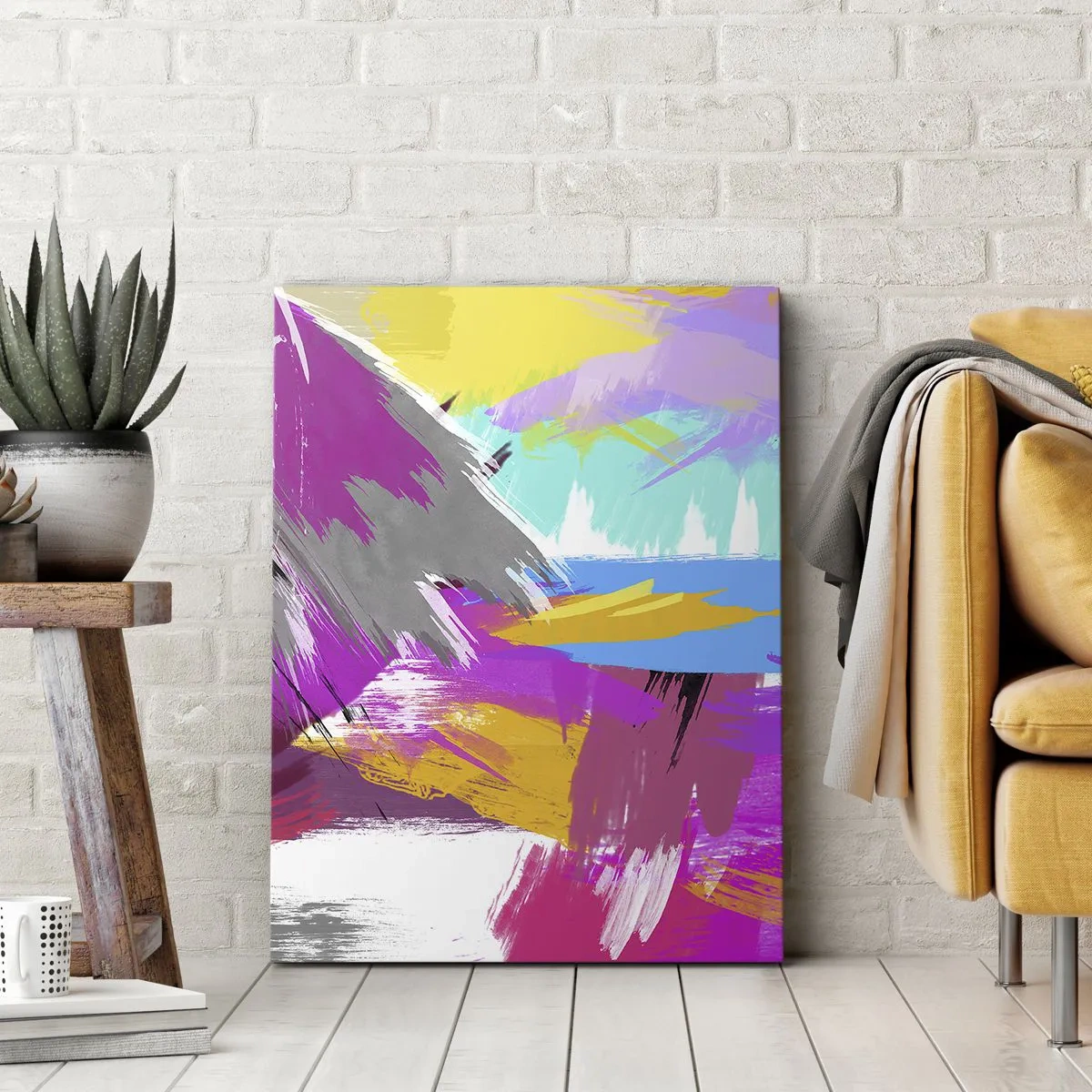 Quadro su tela - Stampe su Tela - Pennellata dopo pennellata - 45x80 cm