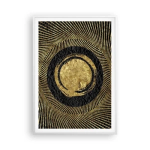 Poster in cornice bianca - Composizione glamour - 70x100 cm