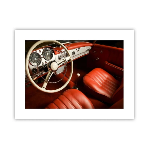 Poster - Lusso in stile vintage - 40x30 cm