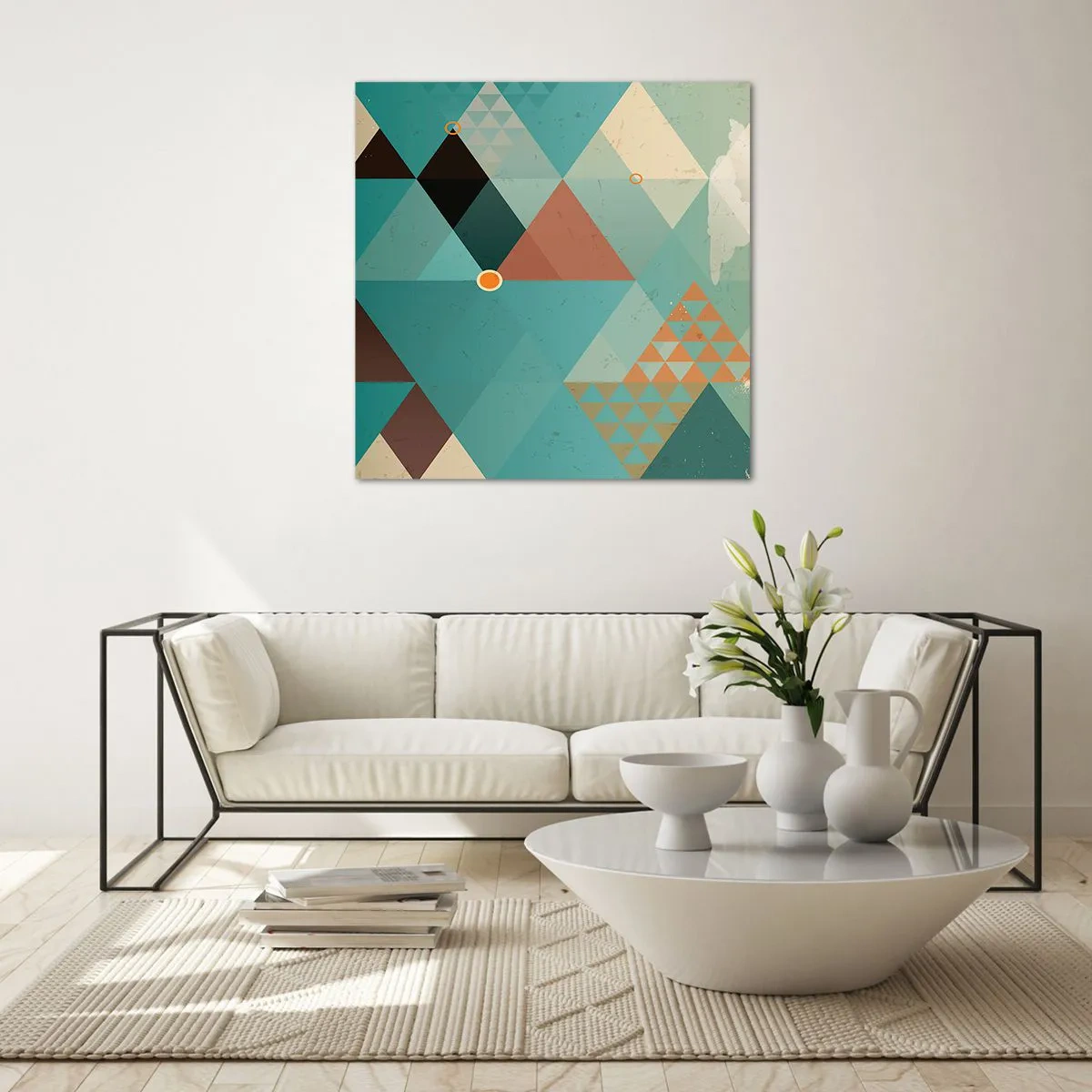 Quadro su vetro - Unità della molteplicità, molteplicità dell'unità - 70x70 cm