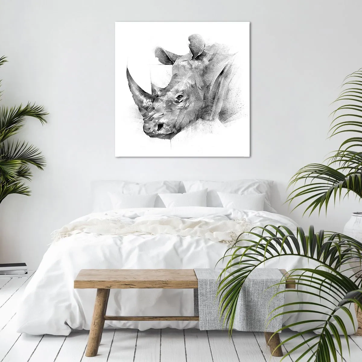 Quadro su tela - Stampe su Tela - Ritratto africano - 40x40 cm