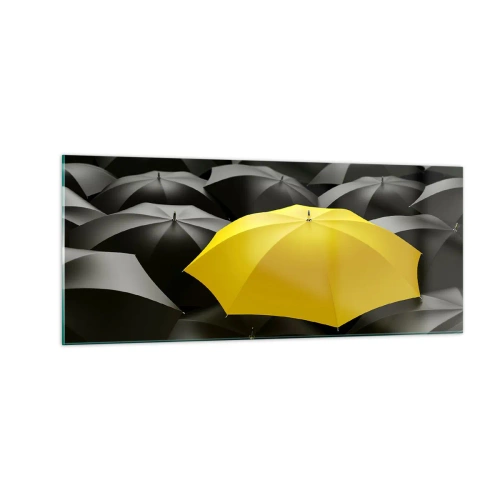 Quadro su vetro - Addio tristezza - 100x40 cm