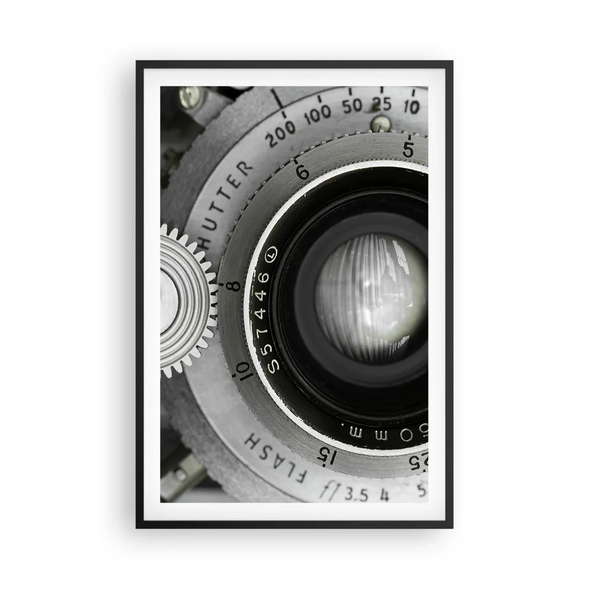 Poster in cornice nera - Racconto su Hollywood - 61x91 cm