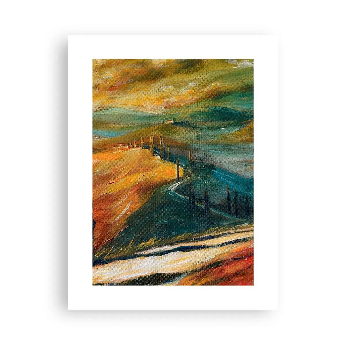 Poster - Paesaggio toscano - 30x40 cm