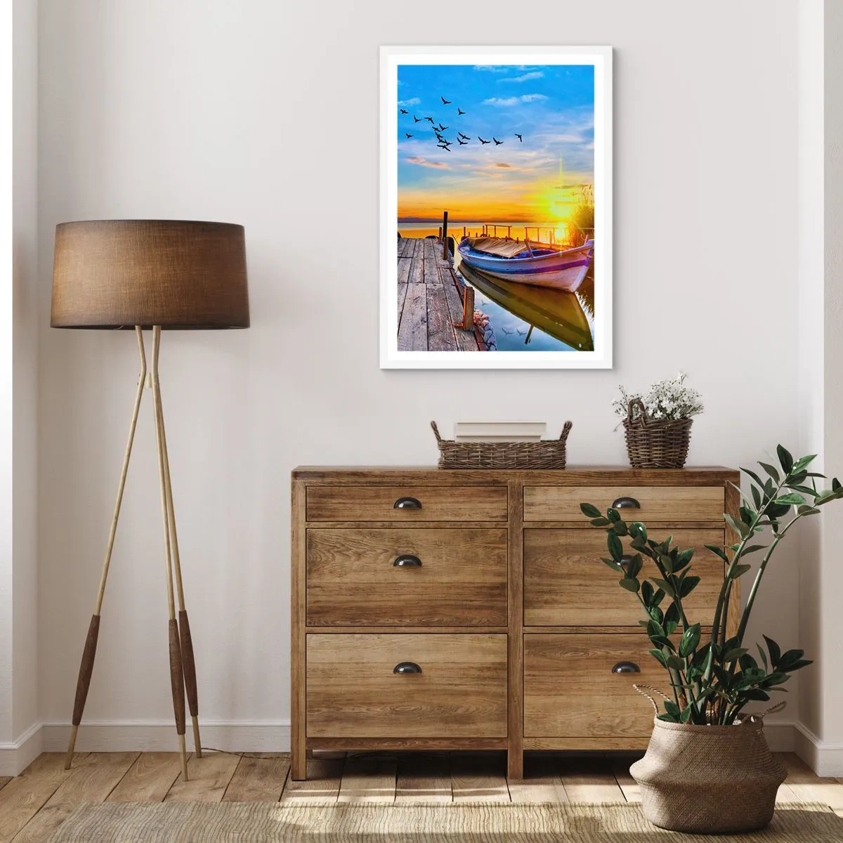 Poster in cornice bianca - A domani - 61x91 cm