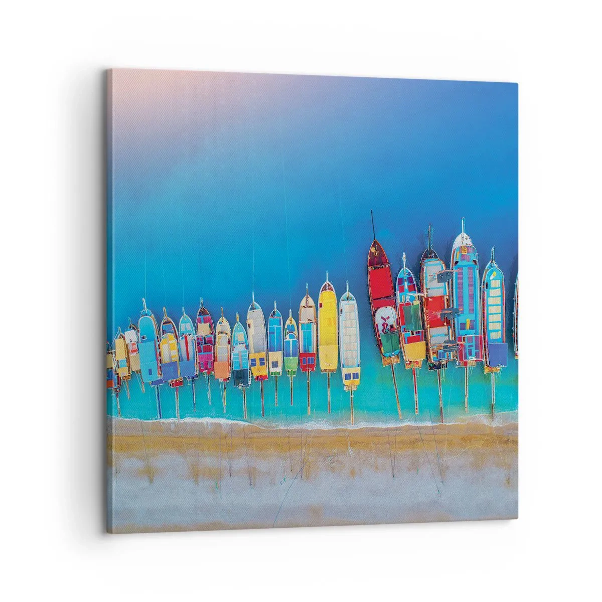 Quadro su tela - Stampe su Tela - A volo d'uccello - 60x60 cm