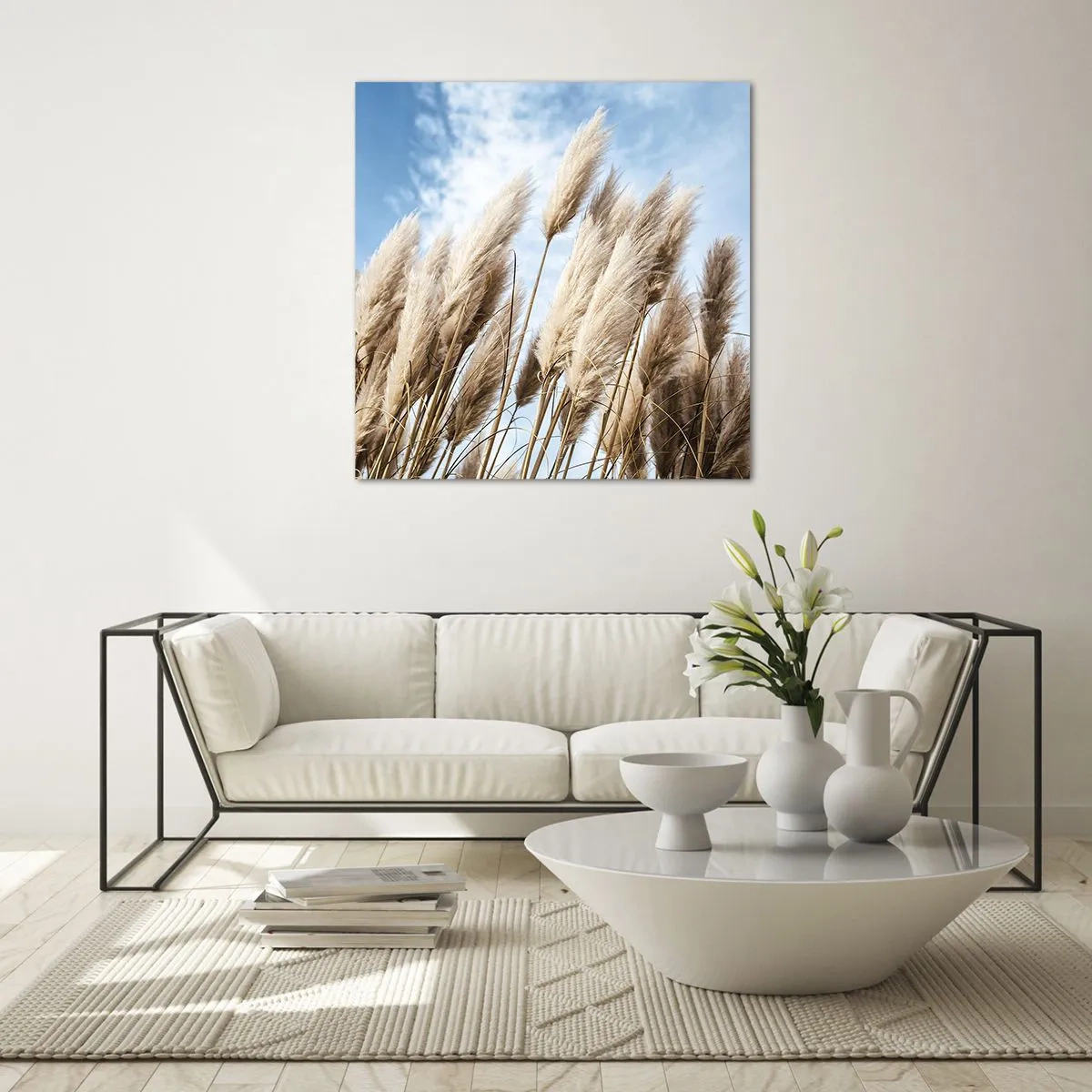 Quadro su vetro - Le carezze del sole e del vento - 60x60 cm