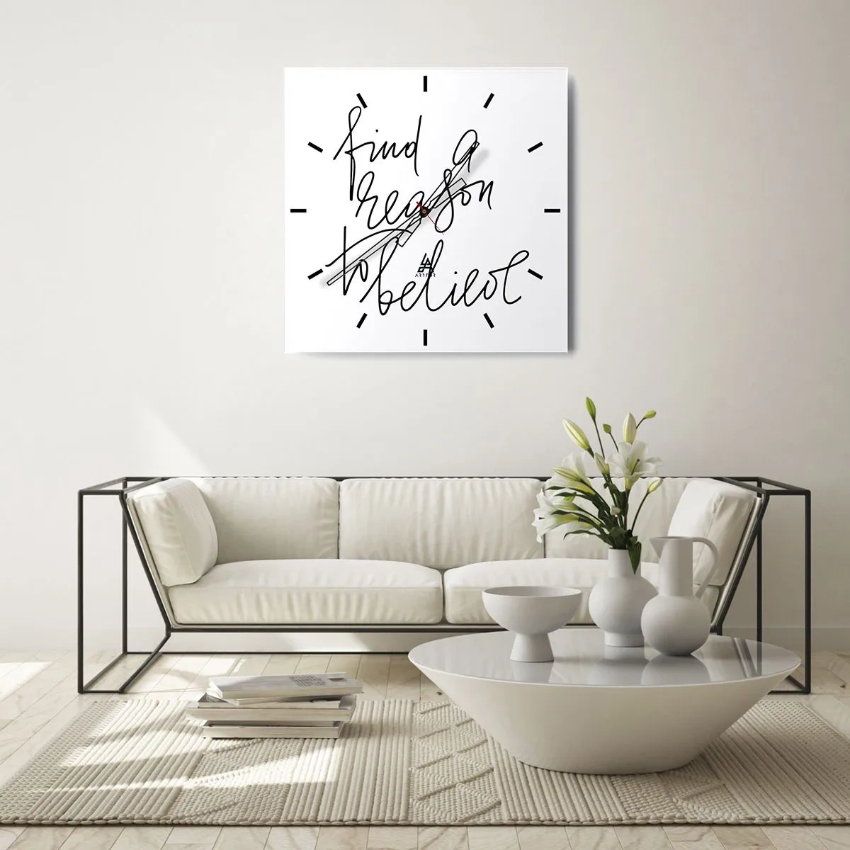 Orologio da parete - Orologio in Vetro - è possibile - 40x40 cm