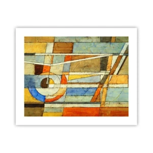 Poster - Cubismo in cantiere - 50x40 cm