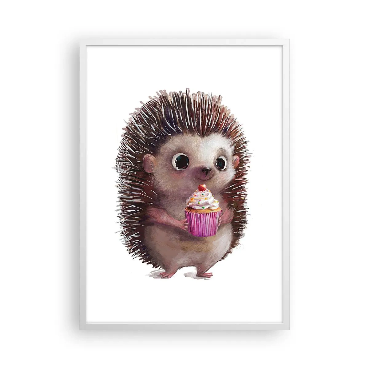 Poster in cornice bianca - Festa ogni giorno - 50x70 cm