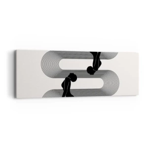 Quadro su tela - Stampe su Tela - Simmetria sensuale - 90x30 cm