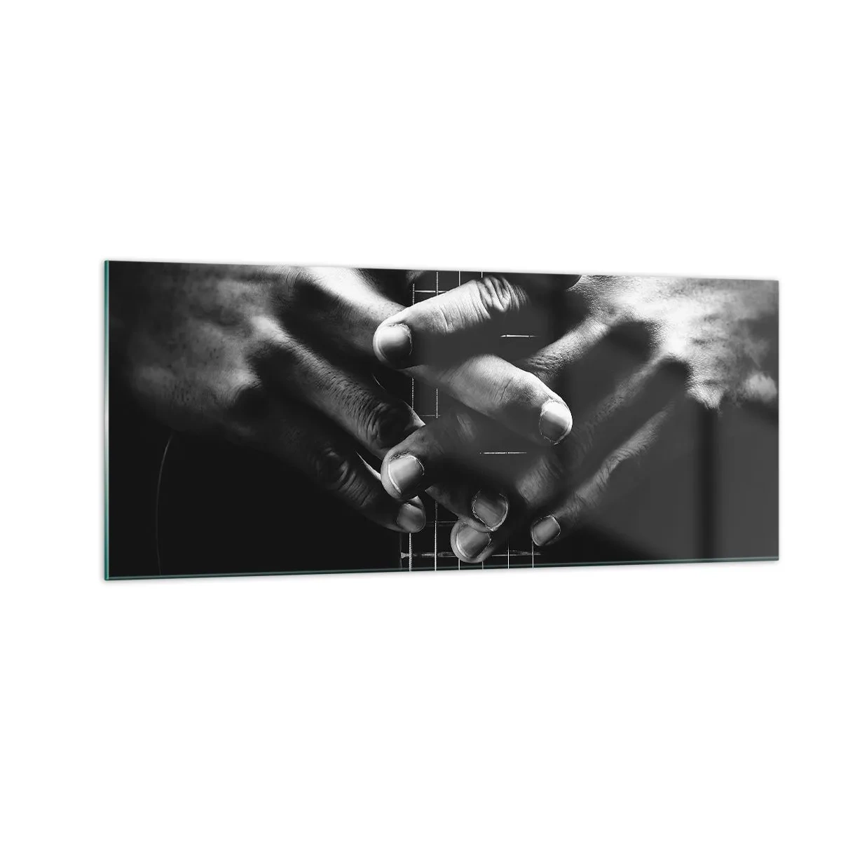 Quadro su vetro - La preghiera dell'artista - 100x40 cm