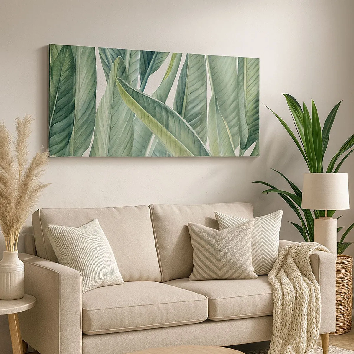 Quadro su tela - Stampe su Tela - Il verde in sé - 100x40 cm