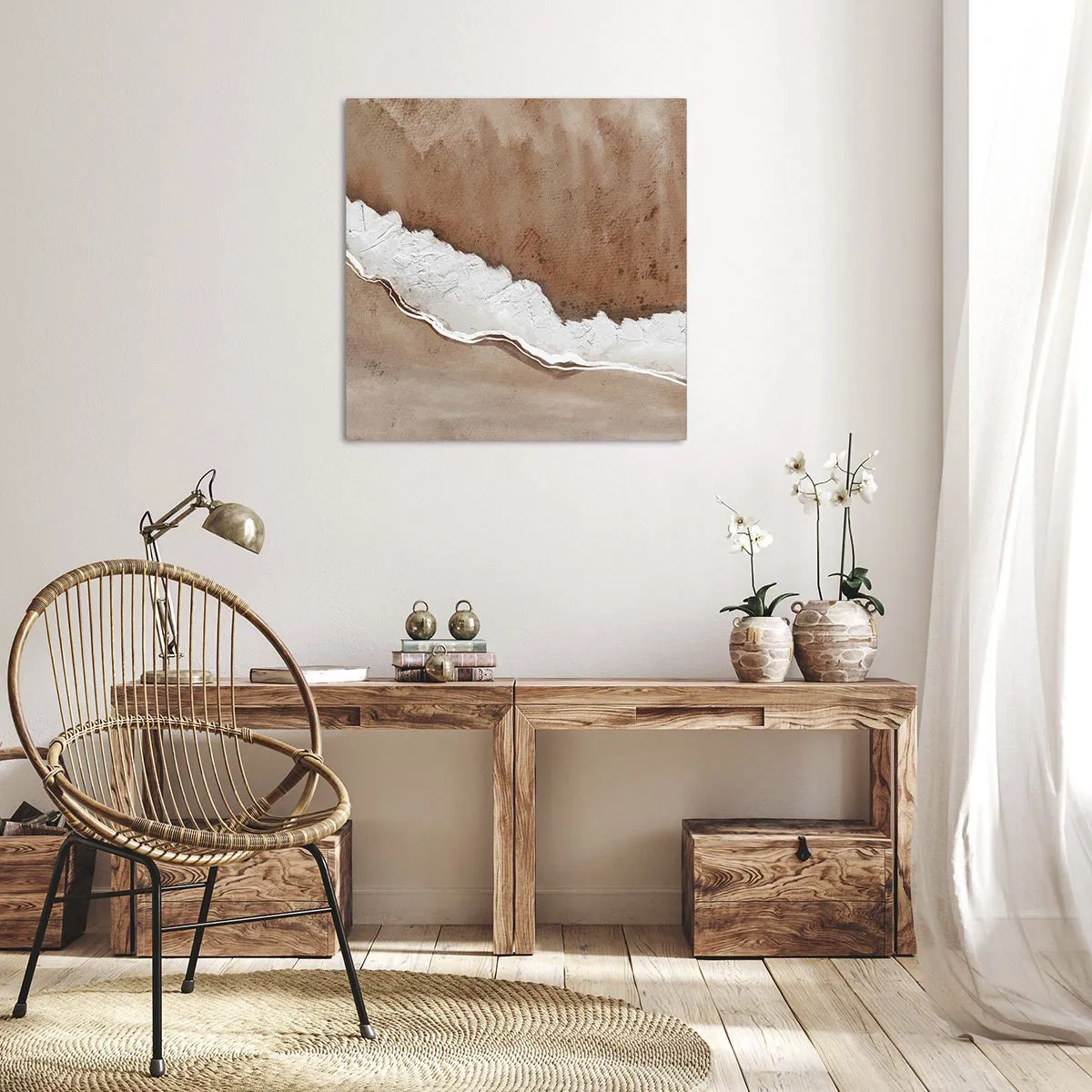 Quadro su tela - Stampe su Tela - Nei colori della terra - 30x30 cm